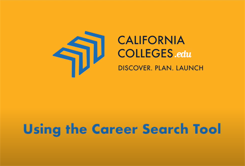 Using the Career Search Tool