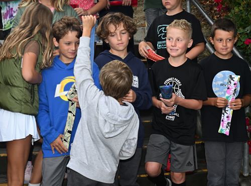 CUSD Students holding custom recording cases