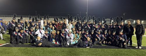 Tesoro Titan Regiment poses with SCSBOA Championship trophy