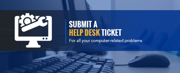 submit a help desk ticket banner
