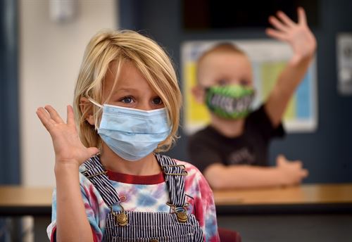 kid in mask